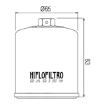 Filter ulja HF303RC Hiflo (RACING)