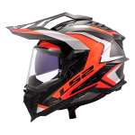 Kaciga LS2 Enduro MX701 EXPLORER CARBON FRONTIER II narandžasta
