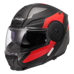 Kaciga LS2 Flip Up FF902 SCOPE II DURIA crno crvena