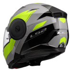 Kaciga LS2 Flip Up FF902 SCOPE II DURIA sivo žuta