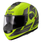 Kaciga LS2 Flip Up FF908 STROBE II CODE žuto siva