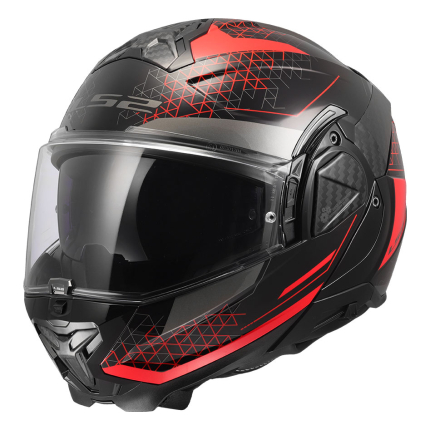 Kaciga LS2 Flip Up FF910 ADVANT II ASTRAL crvena