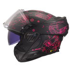 Kaciga LS2 Flip Up FF910 ADVANT II SOPHIA crno roza