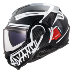 Kaciga LS2 Flip Up FF910 ADVANT II TAPE crna