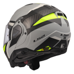 Kaciga LS2 Flip Up FF910 ADVANT II TRIPLE LIGHT siva