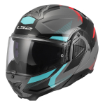 Kaciga LS2 Flip Up FF910 ADVANT II TRIPLE nardo sivo plava