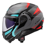 Kaciga LS2 Flip Up FF910 ADVANT II TRIPLE nardo sivo plava