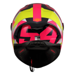 Kaciga LS2 Full Face FF805 THUNDER CARBON GP AERO REPLICA ALDEGUER žuto roza
