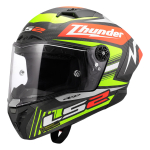 Kaciga LS2 Full Face FF805 THUNDER CARBON GP AERO REPLICA crna