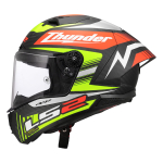 Kaciga LS2 Full Face FF805 THUNDER CARBON GP AERO REPLICA crna