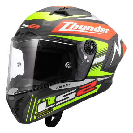 Kaciga LS2 Full Face FF805 THUNDER CARBON GP AERO REPLICA crna