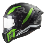 Kaciga LS2 Full Face FF805 THUNDER CARBON SUPRA mat crno zelena