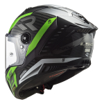 Kaciga LS2 Full Face FF805 THUNDER CARBON SUPRA mat crno zelena