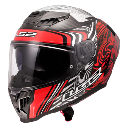 Kaciga LS2 Full Face FF807 DRAGON CARBON ENTHUM crvena