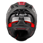 Kaciga LS2 Full Face FF807 DRAGON CARBON TRAX crvena