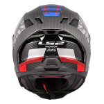 Kaciga LS2 Full Face FF807 DRAGON CARBON TRAX plavo crvena