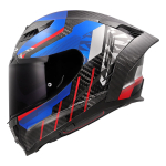 Kaciga LS2 Full Face FF807 DRAGON CARBON TRAX plavo crvena