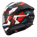Kaciga LS2 Full Face FF808 STREAM II MIKA belo plavo crvena