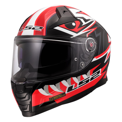Kaciga LS2 Full Face FF811 VECTOR II BUNDRI crno crvena