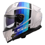 Kaciga LS2 Full Face FF811 VECTOR II FREEDOM belo siva