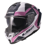Kaciga LS2 Full Face FF817 CHALLENGER II FLAMAN belo roza