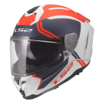 Kaciga LS2 Full Face FF817 CHALLENGER II TITAN belo plavo crvena