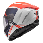 Kaciga LS2 Full Face FF817 CHALLENGER II TITAN belo plavo crvena