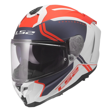 Kaciga LS2 Full Face FF817 CHALLENGER II TITAN belo plavo crvena