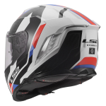 Kaciga LS2 Full Face FF818 STORM III SPORTY belo plavo crvena