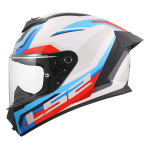 Kaciga LS2 Full Face FF820 RAPID III HYPER belo plavo crvena