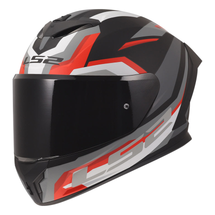 Kaciga LS2 Full Face FF820 RAPID III HYPER crno crvena