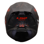 Kaciga LS2 Full Face FF820 RAPID III KAIJU II crno crvena