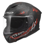 Kaciga LS2 Full Face FF820 RAPID III KAIJU II crno crvena
