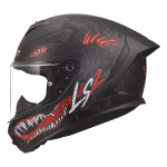 Kaciga LS2 Full Face FF820 RAPID III KAIJU II crno crvena