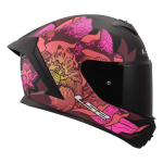 Kaciga LS2 Full Face FF820 RAPID III POPIES II crno roza