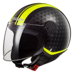 Kaciga LS2 Jet OF558 SPHERE LUX CRUSH crno žuta