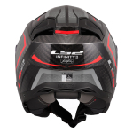 Kaciga LS2 Jet OF603 INFINITY II CARBON URUS crno crvena