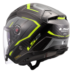 Kaciga LS2 Jet OF603 INFINITY II CARBON URUS crno žuta