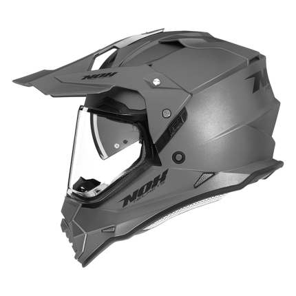 Kaciga NOX Enduro sa vizirom N312 TRAIL mat titanium
