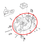Kućište motora Husqvarna 340 345 350