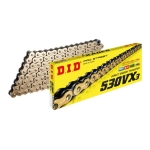 Lanac DID 530VX3-GB link zlatno-crni Pro-street X-Ring