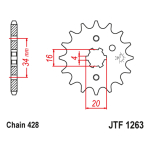 Lančanik prednji JT  JTF1263-15-50-15013 (428)15 zuba