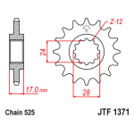 Lančanik prednji JT  JTF1371-15-50-29021 (525)15 zuba