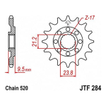 Lančanik prednji JT JTF284-12 (520)12 zuba