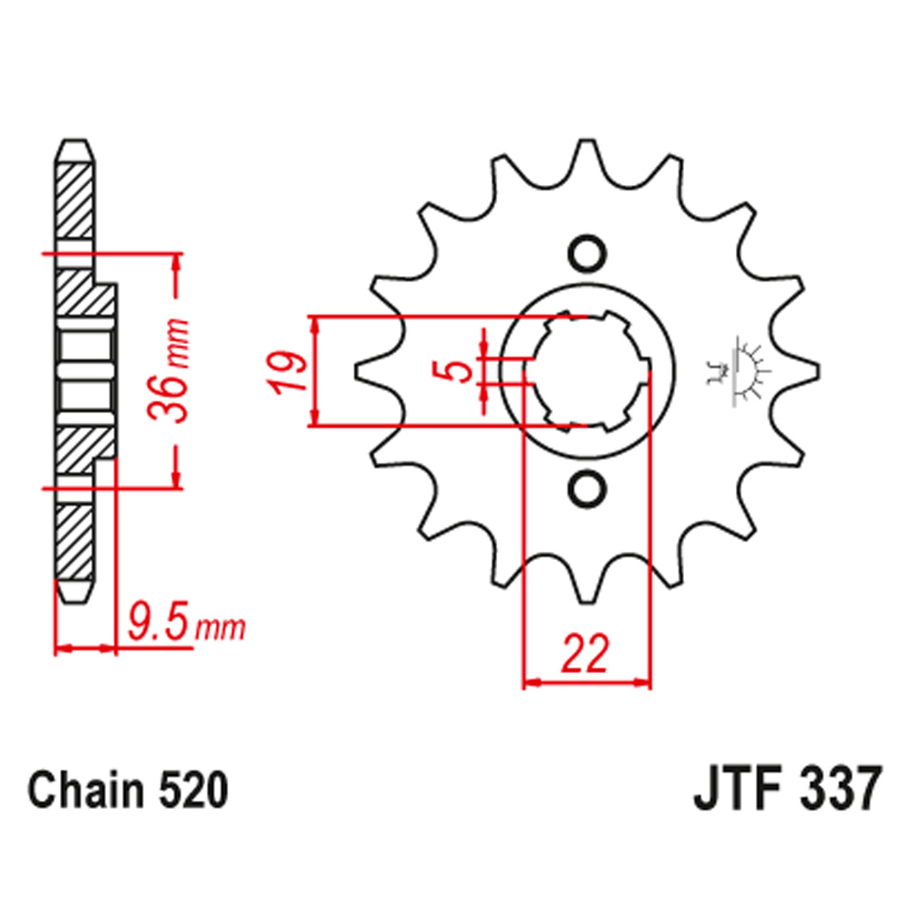 bb42fe78-4f95-44f8-8f8c-0f31964ad162 Lančanik prednji JT JTF337-15-50-32043 (520) 16 zuba