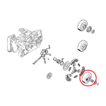 Lančanik THORP ST320-A7N STIHL 044 046 3/8"