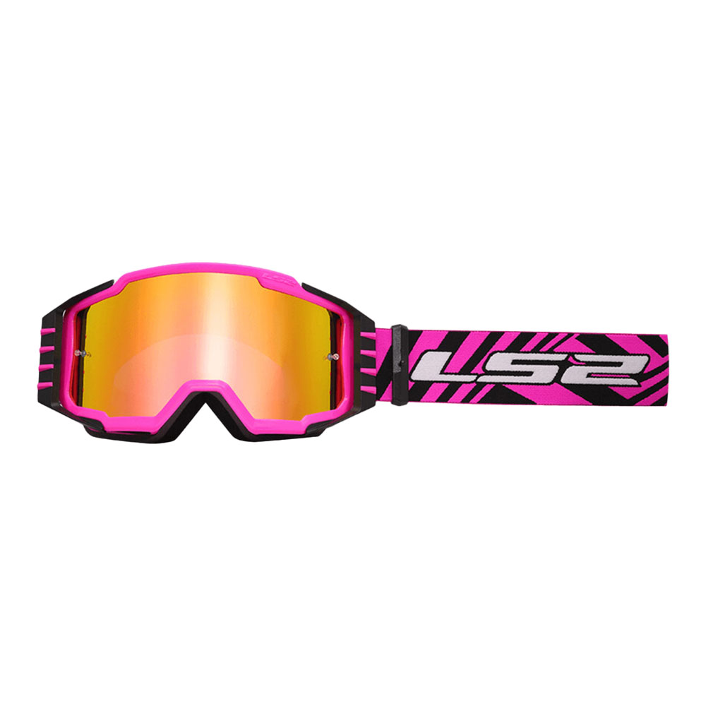 d8232f6e-e653-4c9c-aff8-fcd71f9df985 Moto cross naočare LS2 CHARGER PRO roze sa iridium vizirom