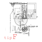 LC1P75F-F MOTOR LONCIN G250F 7KS