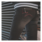 Pantalone LS2 DAKOTA JEANS ženske crne