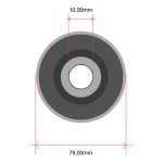 Šolja noža trimera fi 10 mm